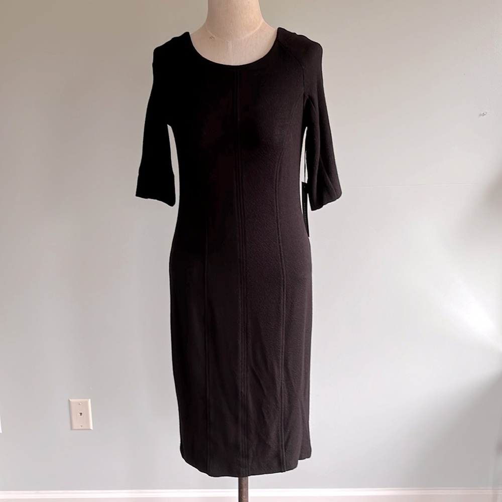 Black Label black midi dress